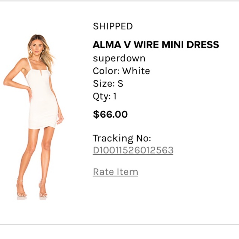 Never worn super down dress